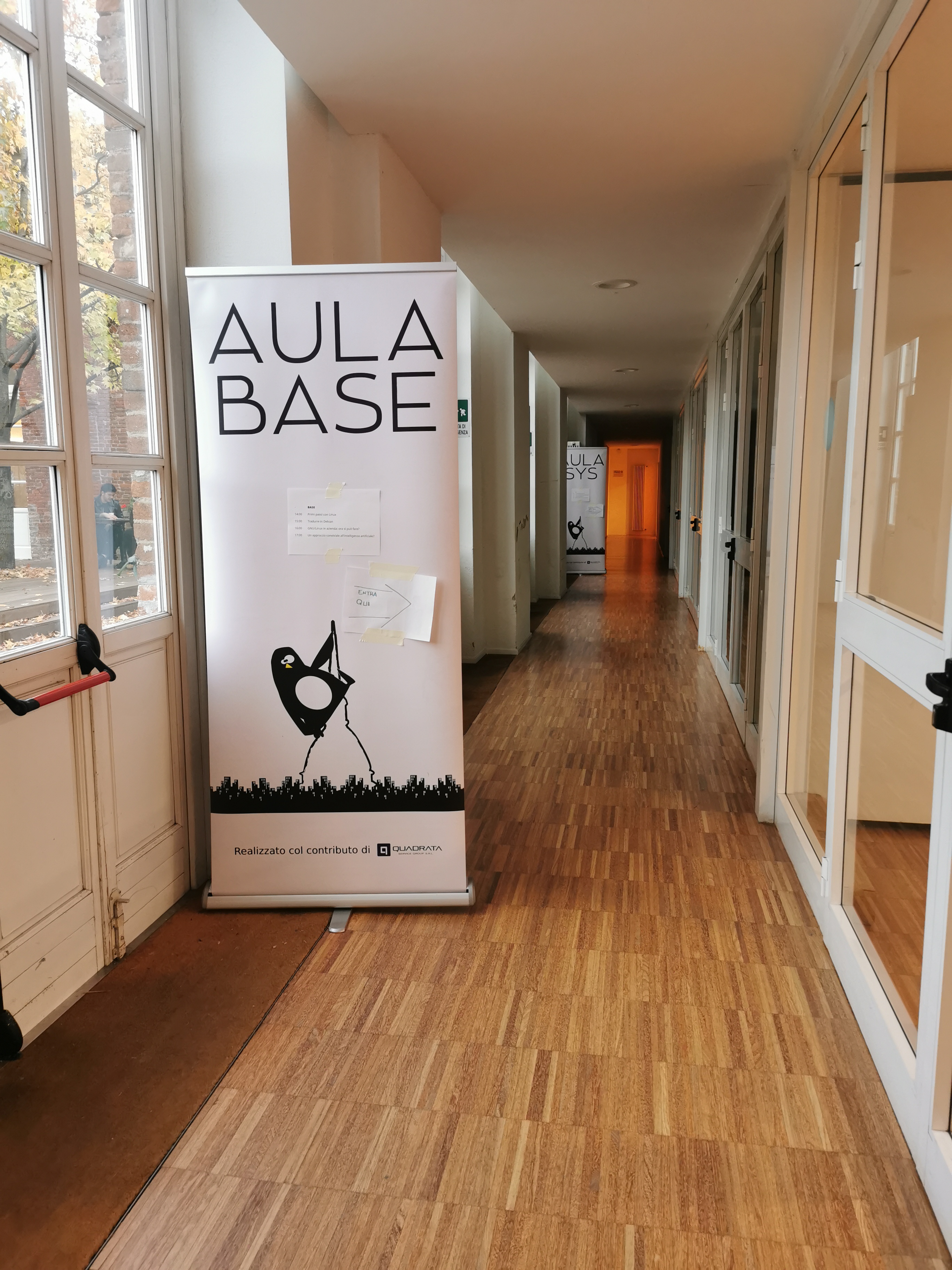 Corridoio al Linux Day Torino 2025